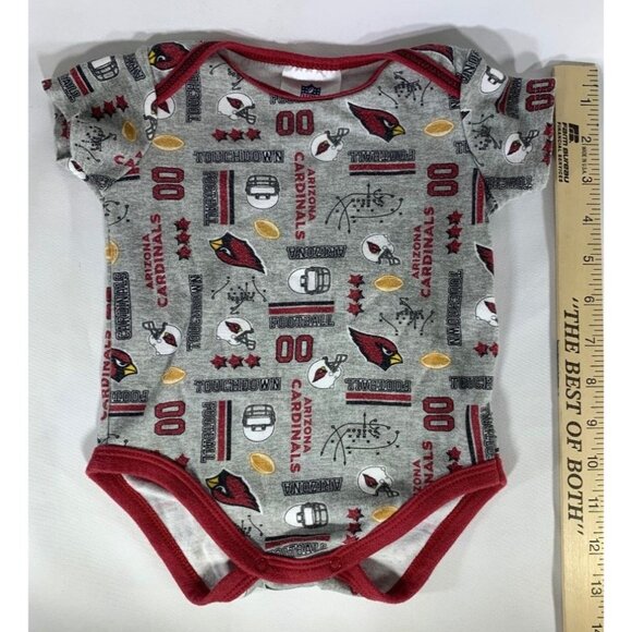 Arizona Cardinals Baby Bodysuit Set 3-6 Months NFL Team Apparel 2-Pieces Romper - Picture 11 of 11